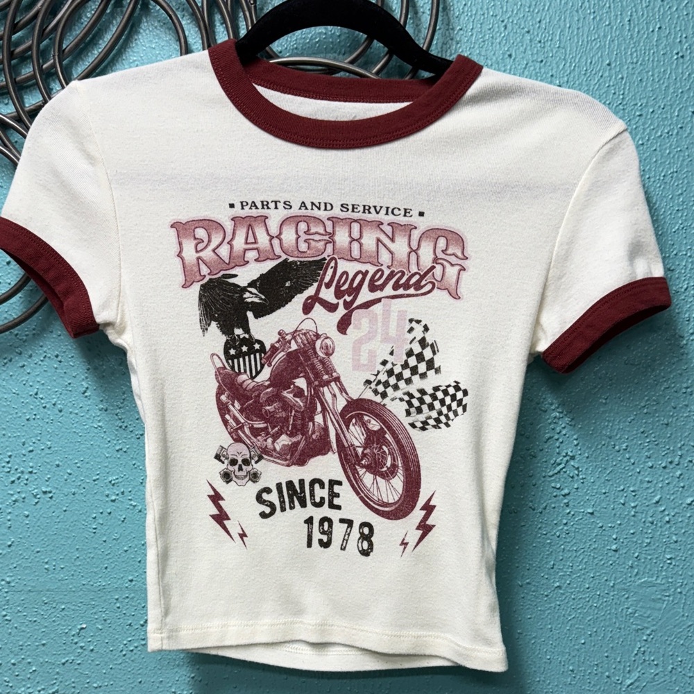 Racing Legend T-Shirt - White and Red